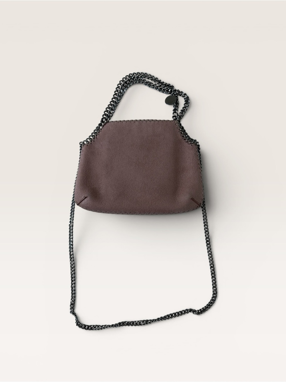 Stella McCartney Falabella Mini Fold Over Tote Pink Chain Crossbody - Picture 5 of 10